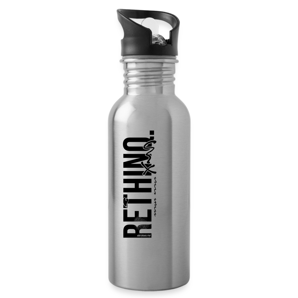 Rethinq. Water Bottle - silver