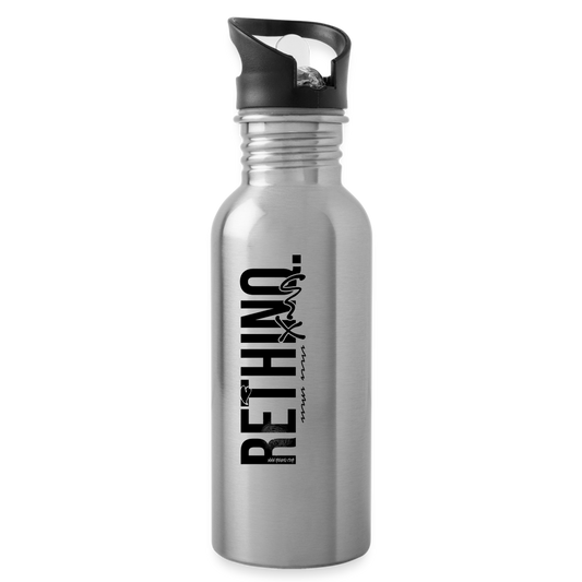 Rethinq. Water Bottle - silver