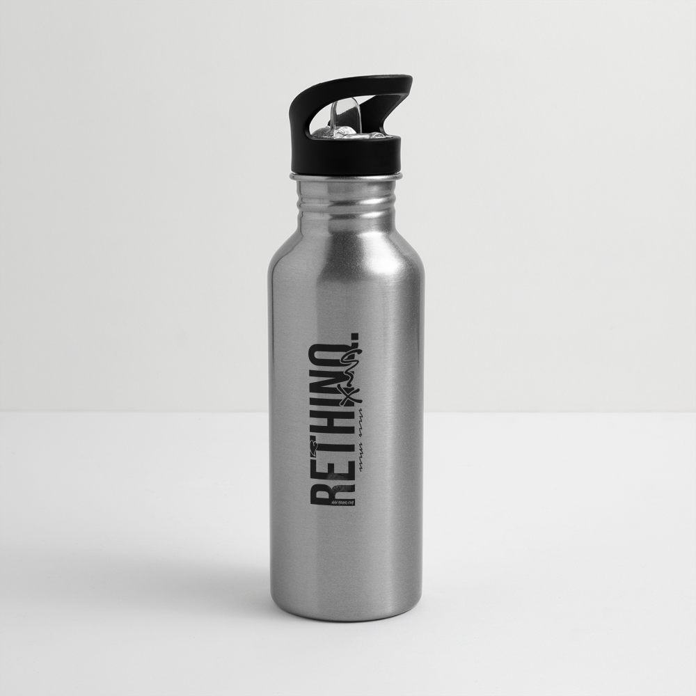 Rethinq. Water Bottle - silver