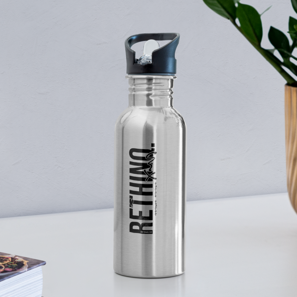 Rethinq. Water Bottle - silver